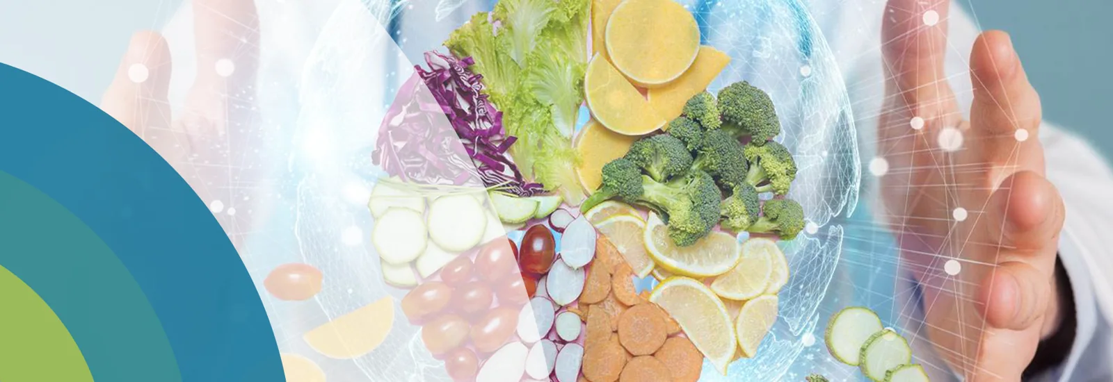Fruit and vegetable collage with a digital overlay, from the original HMC website